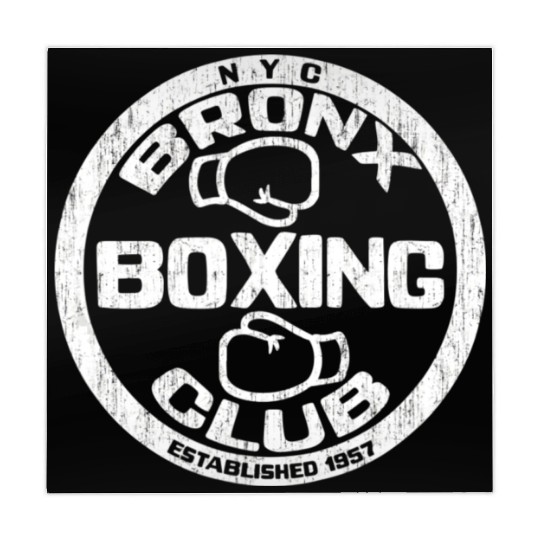 Bronx Boxing Club Squared Circle Distressed Mahjong Mats