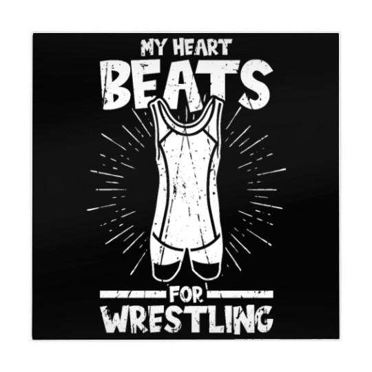 My heart beats for wrestling - Wrestling Mahjong Mats