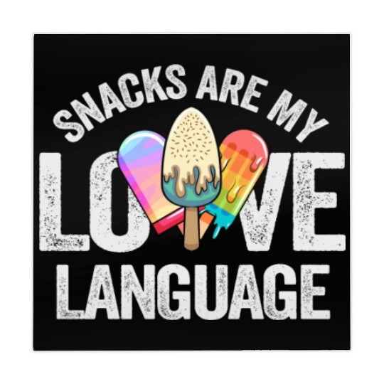 Snacks Are My Love Language Mahjong Mats