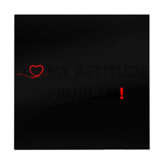 I Love My Attitude Problem Mahjong Mats