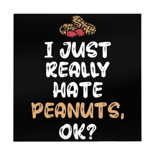 I Just Really Hate Peanuts Peanut Allergic Mahjong Mats