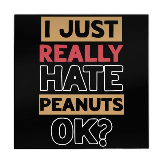 I Just Really Hate Peanuts Peanut Allergic Mahjong Mats