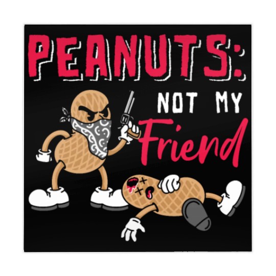 Peanuts Not My Friend Peanut Allergic Mahjong Mats