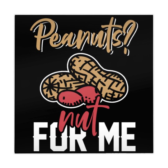 Peanuts? Not For Me Peanut Allergic Peanut Allergy Mahjong Mats