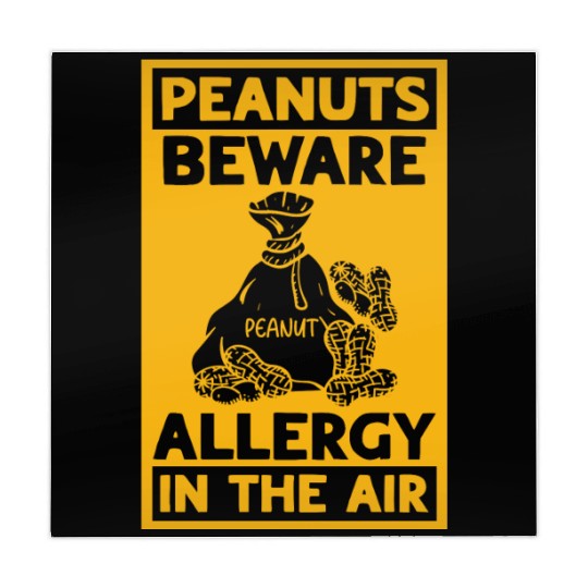 Peanuts Beware Allergy In The Air Peanut Allergic Mahjong Mats