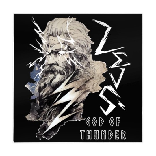 Zeus Greece God Of Thunder Lightning Mythology Gre Mahjong Mats