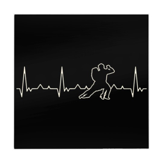 Tango Dance. Heart. Love. EKG. Pulse. Beat. Mahjong Mats