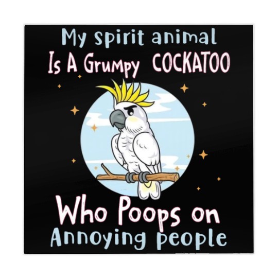 My Spirit animal Is A Grumpy Cockatoo Mahjong Mats