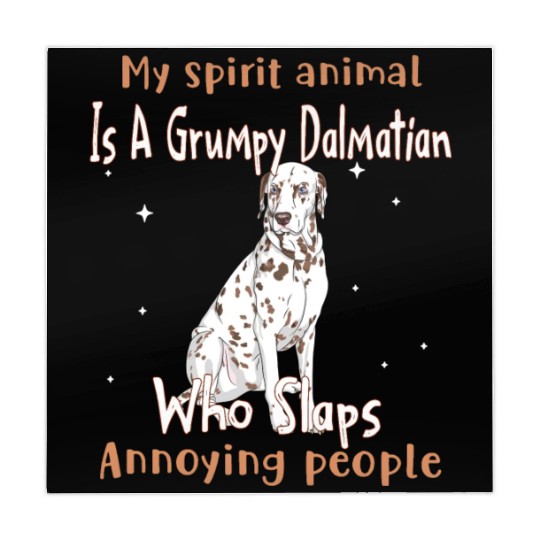 My Spirit animal Is A Grumpy Dalmatian Mahjong Mats
