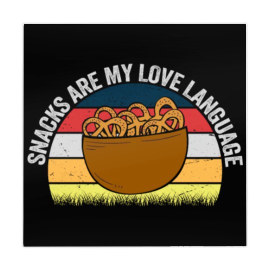 Snacks Are My Love Language Mahjong Mats