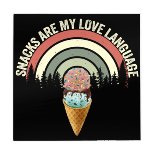 Snacks Are My Love Language Mahjong Mats