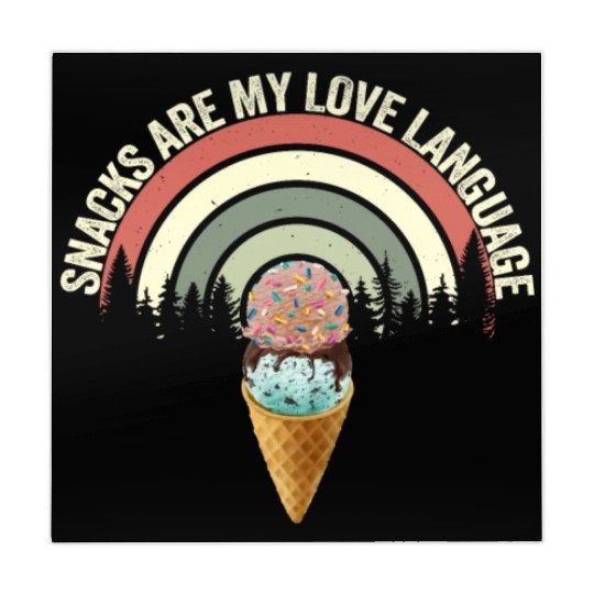 Snacks Are My Love Language Mahjong Mats