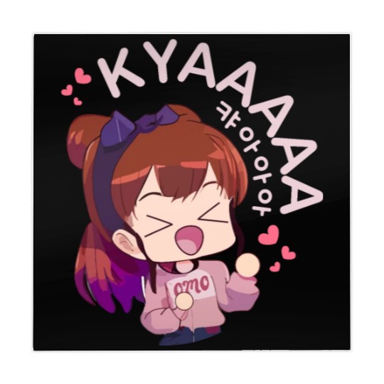 Kyaa Funny KPOP Anime Chibi Korean Pop Music Mahjong Mats