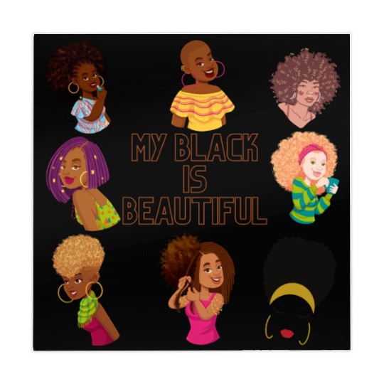 My Black Is Beautiful Mahjong Mats