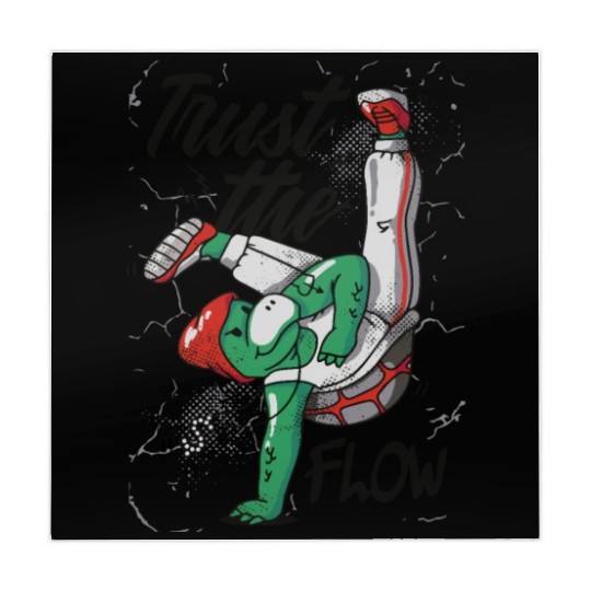 Breakdancer Turtle Character Mahjong Mats