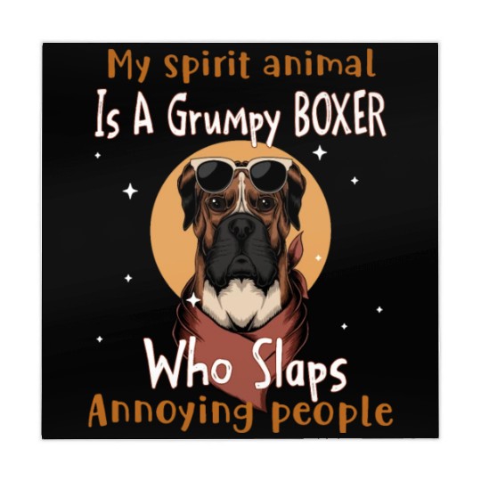 My Spirit animal Is A Grumpy Dog 02 Mahjong Mats