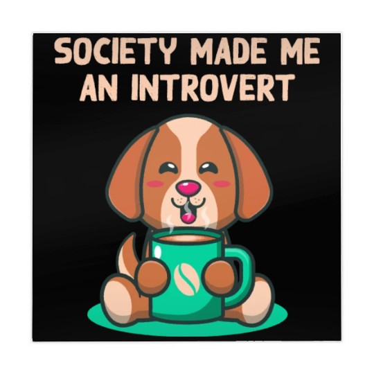 Handcrafted by Society Introvert Sayings Antisocia Mahjong Mats