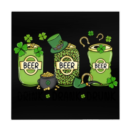 Funny St Patricks Day Drink Mahjong Mats