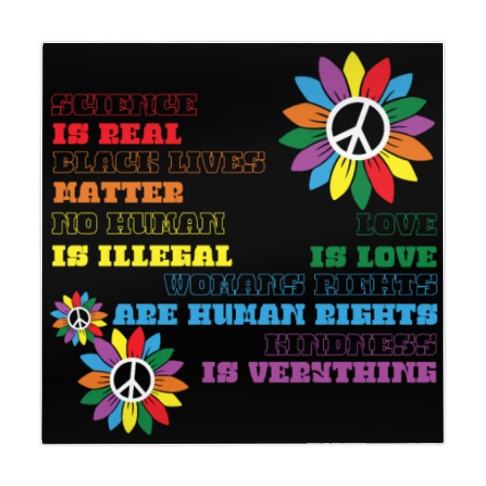 Distressed Science Is Real Black Mahjong Mats