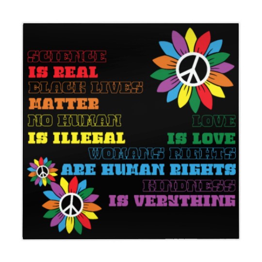 Distressed Science Is Real Black Mahjong Mats