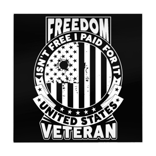 Freedom Isn't Free I Paid For It Military Veteran Mahjong Mats