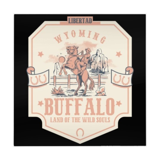 buffalo wyoming wild west town Mahjong Mats