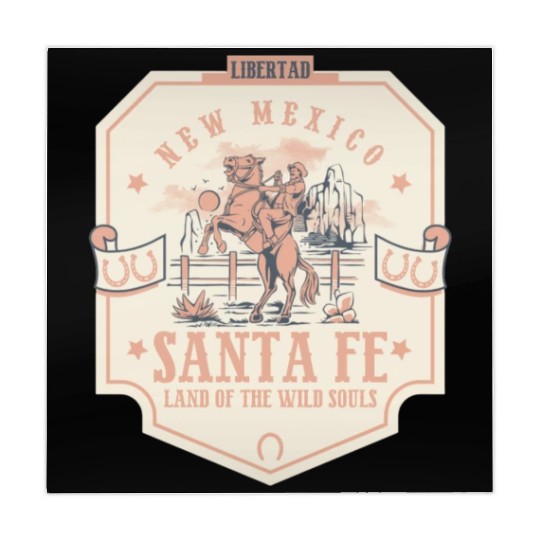 santa fe new mexico wild west town Mahjong Mats