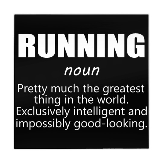 Running Funny Definition Funny 5k Marathon Runner Mahjong Mats