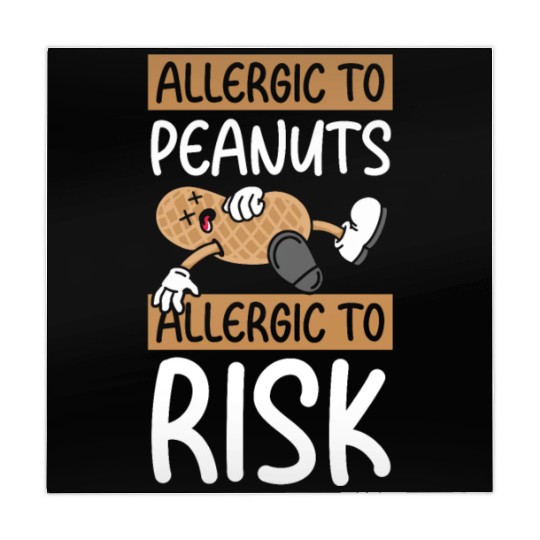 Allergic To Peanuts Allergic To Risk Peanut Mahjong Mats
