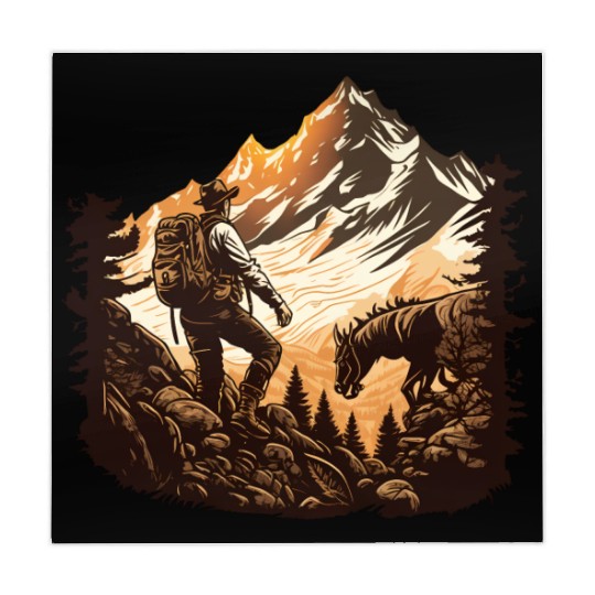 walking in mountains Mahjong Mats