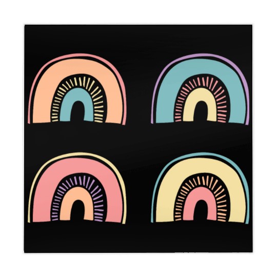 Multi Rainbow Mahjong Mats