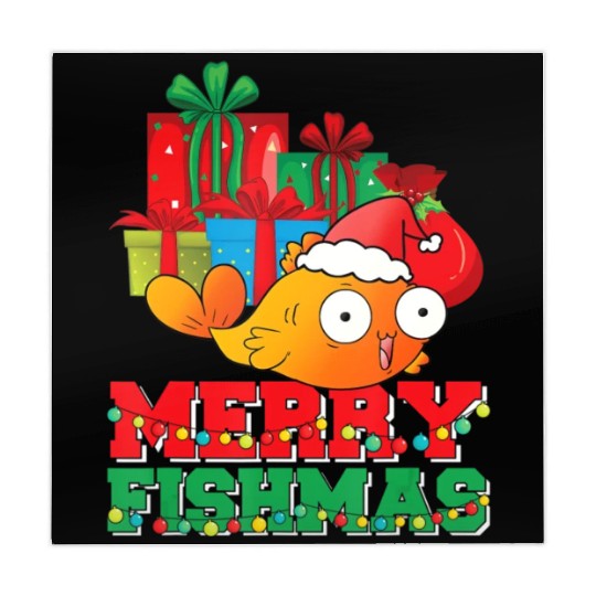 Merry Fishmas Christmas Fish Lover Fisherman Ugly Mahjong Mats
