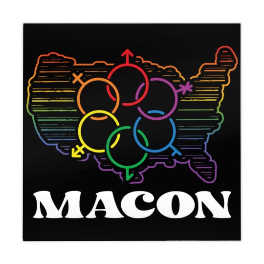 Macon Pride Month Pride Flag LGBT Community LGBTQ Mahjong Mats