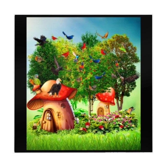 paradise forest Mahjong Mats