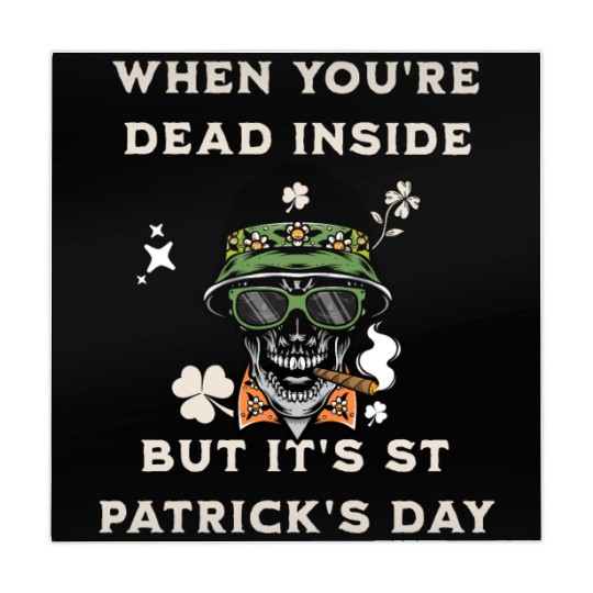 When You're Dead Inside But It's St Patricks Day Mahjong Mats