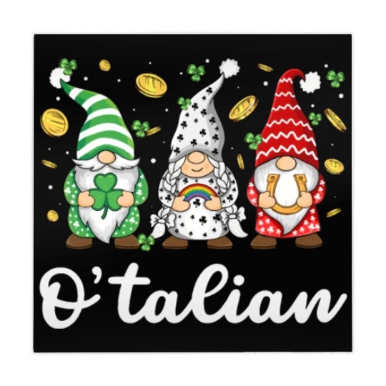 O'talian St. Patrick Italian Pride Italy Flag Mahjong Mats