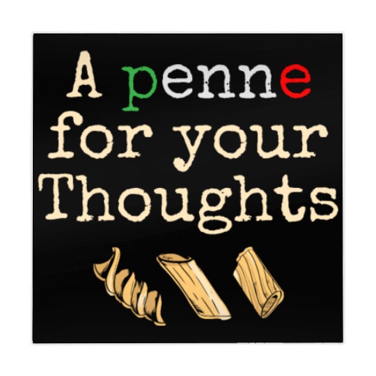 A Penne For Your Thought Italian Italy Flag Pasta Mahjong Mats