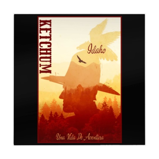 Ketchum Idaho wild west town Mahjong Mats