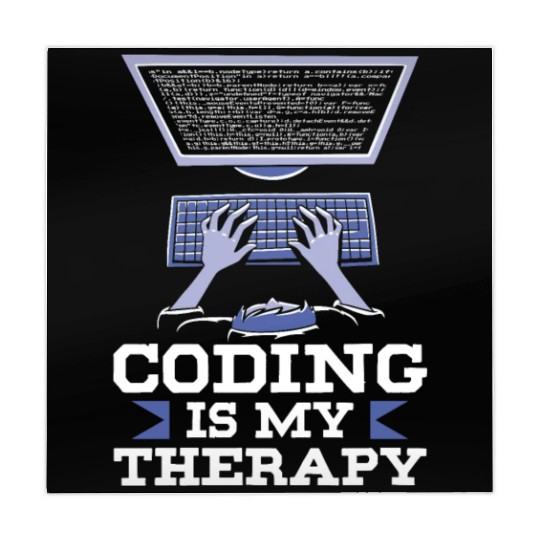 Coding Is My Therapy Coder Code Programmer Mahjong Mats