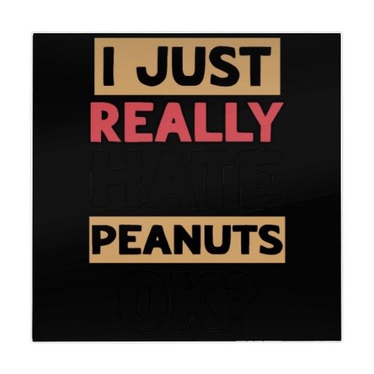 I Just Really Hate Peanuts Peanut Allergic Mahjong Mats
