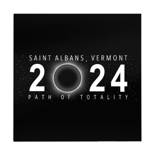 Solar Eclipse Saint Albans Vermont April 8 2024 Mahjong Mats