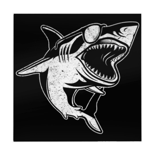 Shark Fish Sharkfish Great White Shark Mahjong Mats
