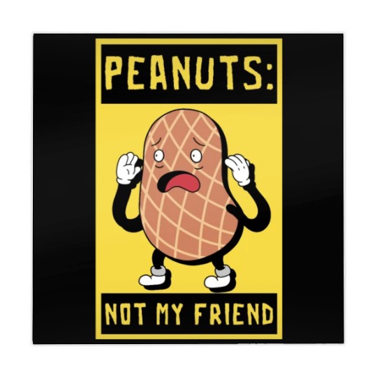 Peanuts Not My Friend Peanut Allergic Mahjong Mats
