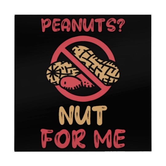 Peanuts? Not For Me Peanut Allergic Peanut Allergy Mahjong Mats