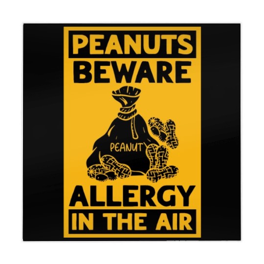 Peanuts Beware Allergy In The Air Peanut Allergic Mahjong Mats