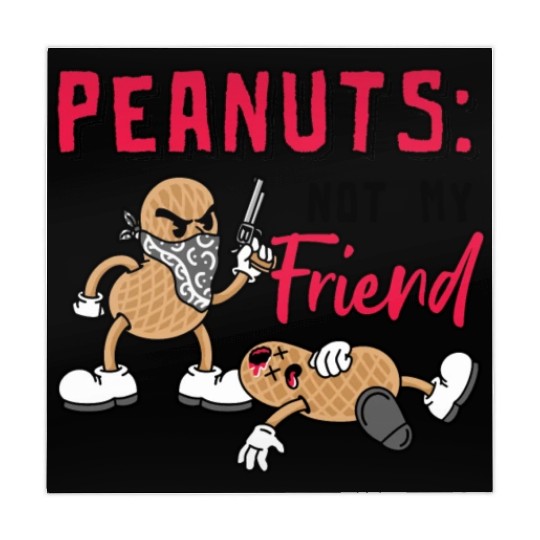 Peanuts Not My Friend Peanut Allergic Mahjong Mats