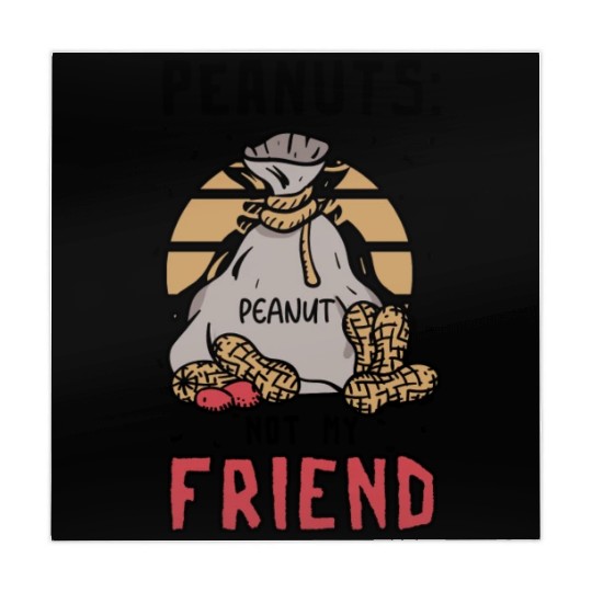 Peanuts Not My Friend Peanut Allergic Mahjong Mats