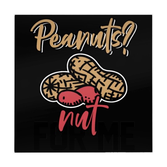 Peanuts? Not For Me Peanut Allergic Peanut Allergy Mahjong Mats