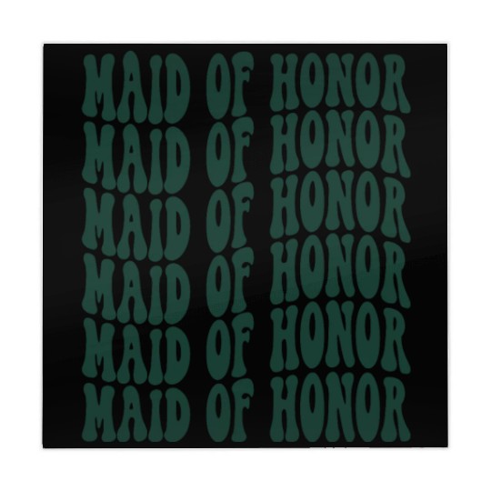 Bachelorette Party Maid Of Honor Emerald Green Mahjong Mats