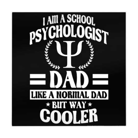 School Psychologist Dad Student Support For Men Mahjong Mats